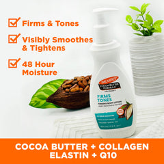 Palmer's pump top dispensing lotion for easy, mess-free application