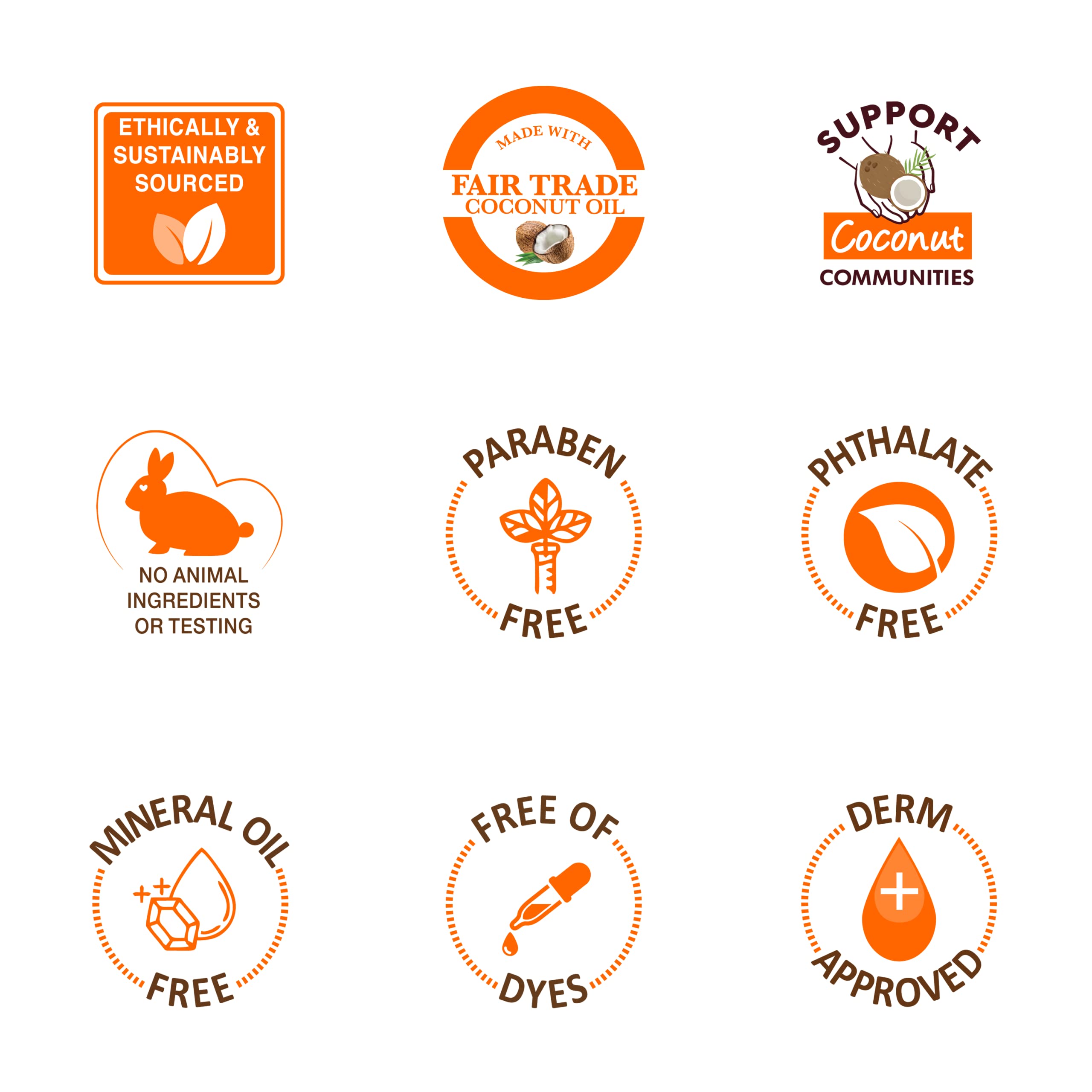 Close-up of Palmer's label detailing ingredients and sustainable sourcing benefit