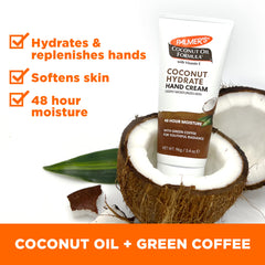 Palmer's hand cream texture on fingertip demonstrating fast absorption benefit