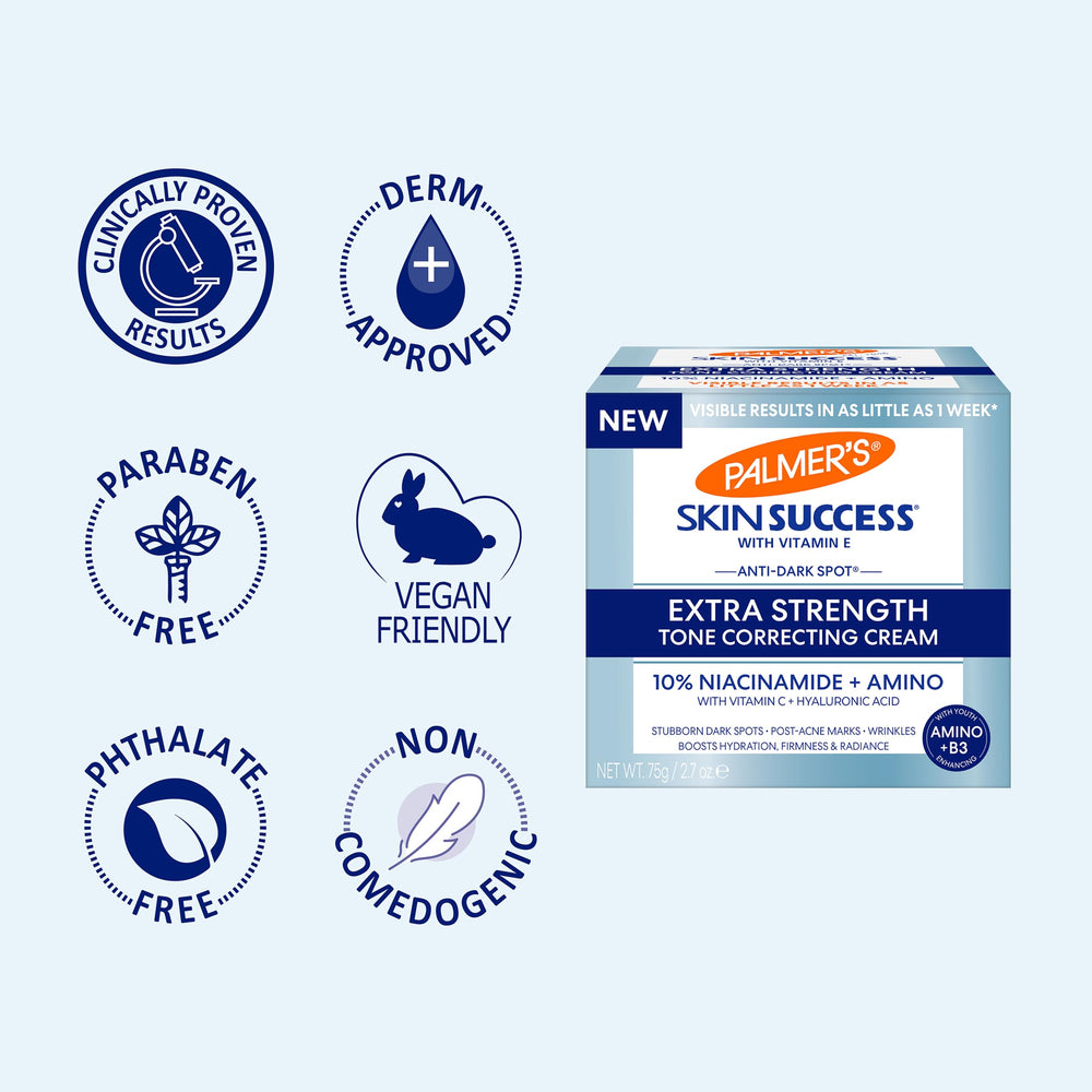 Palmer's label close-up highlighting key actives and clean formula
