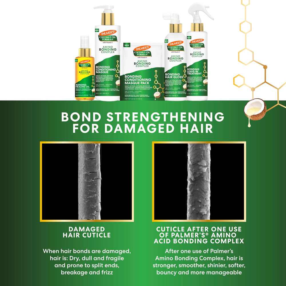 Palmer's ingredient label detail showing amino acids and collagen benefit
