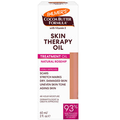 Close-up oil drop texture from Palmer's highlighting quick absorption benefit