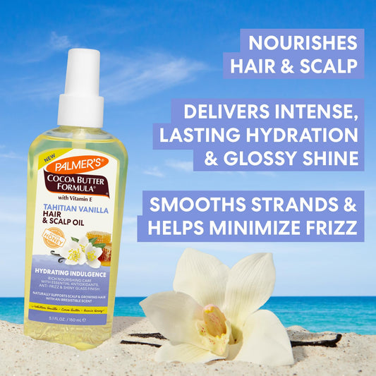 Palmer's oil texture close-up illustrating lightweight, non-greasy hydration