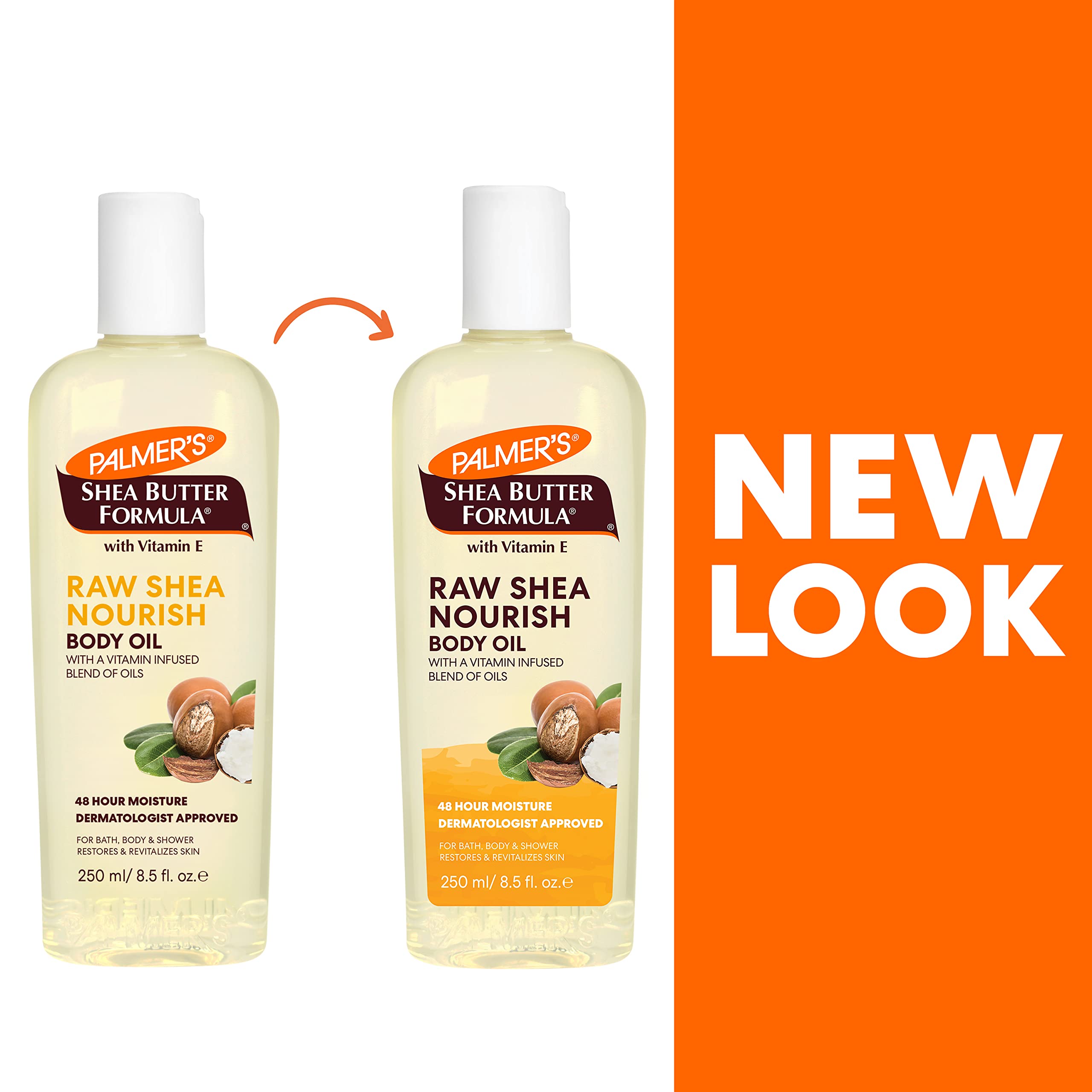 Palmer's oil pouring to reveal lightweight texture and fast absorption benefit
