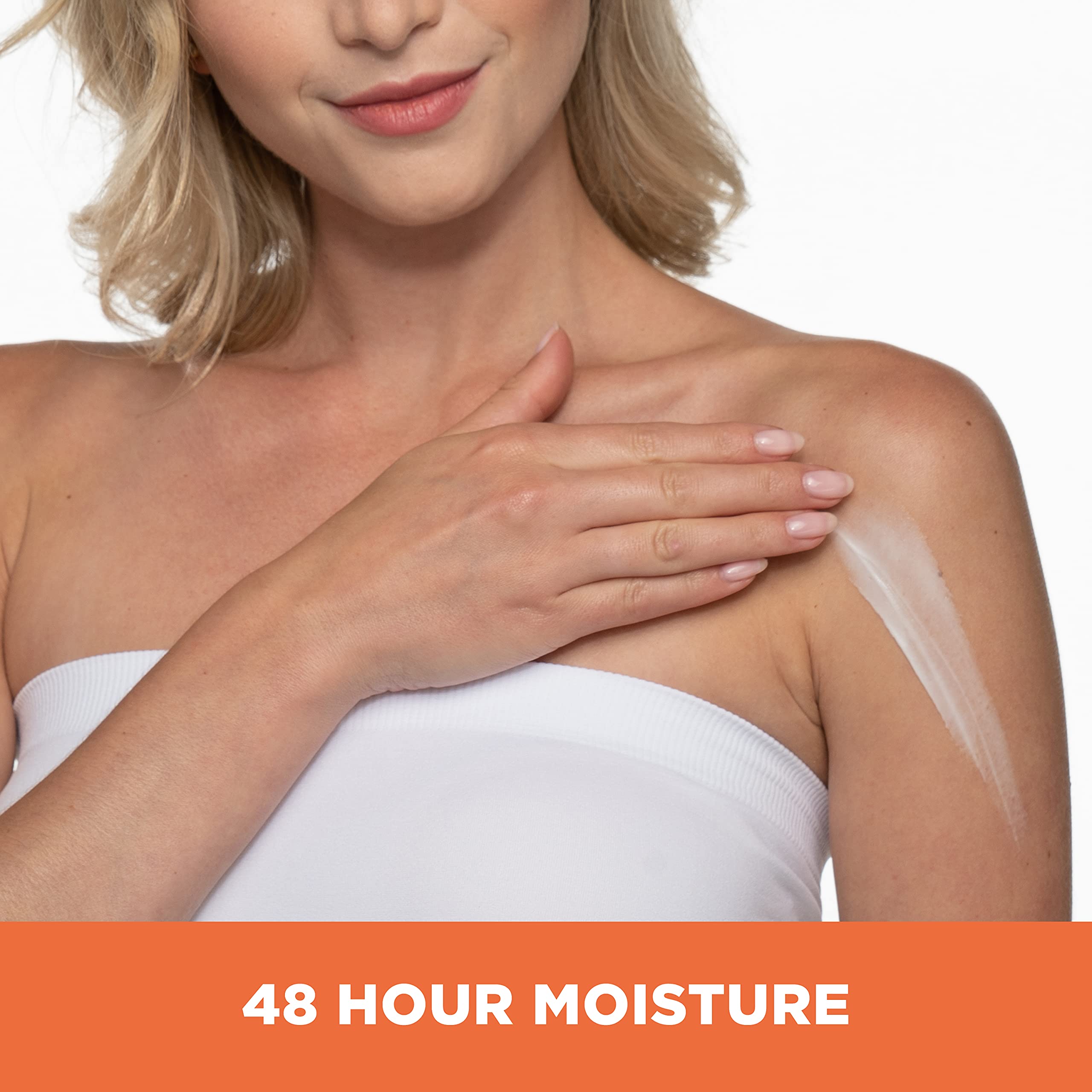 Palmer's creamy lotion texture close-up demonstrating fast absorption benefit