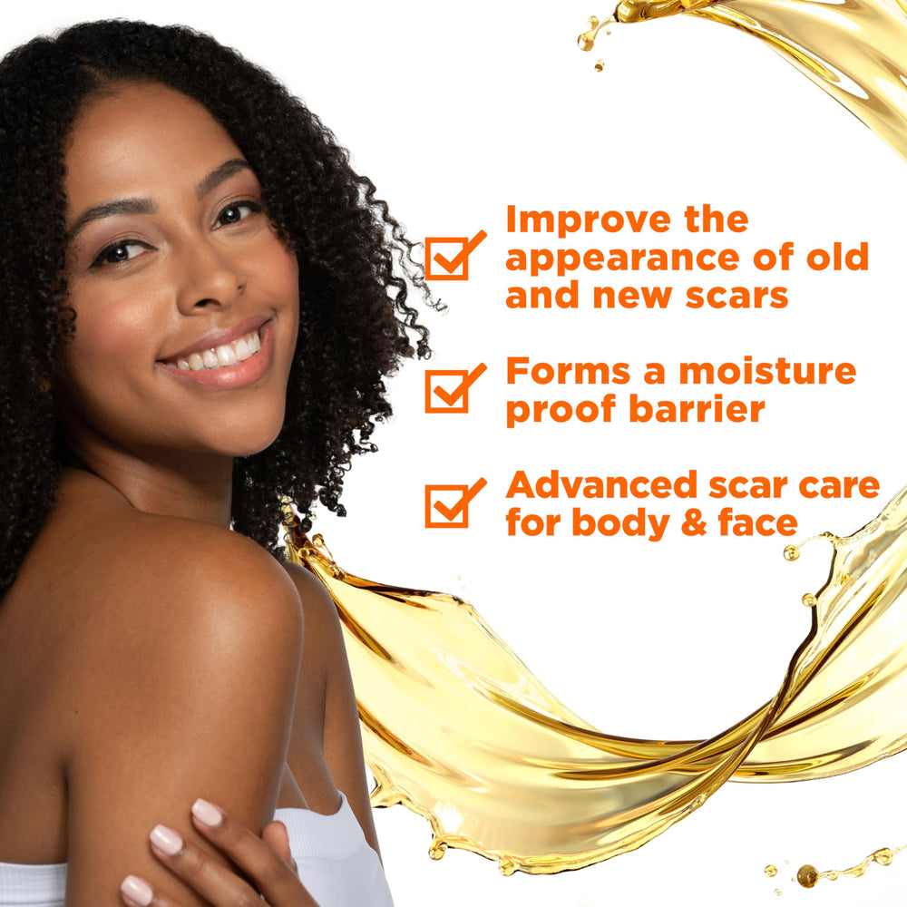 Palmer's serum droplet on skin illustrating fast absorption and hydrating finish