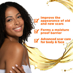 Palmer's serum droplet on skin illustrating fast absorption and hydrating finish