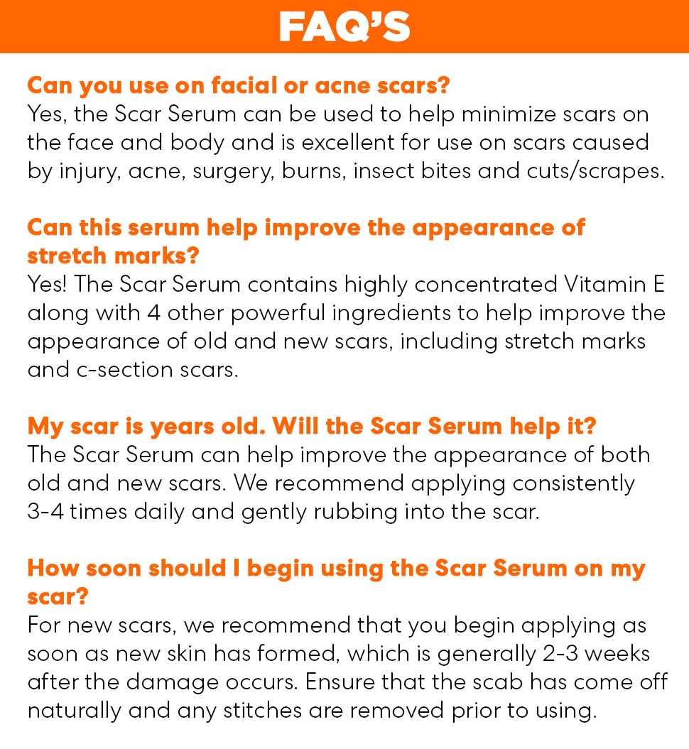 Palmer's hand applying serum to skin demonstrating easy massage and smoothing benefit