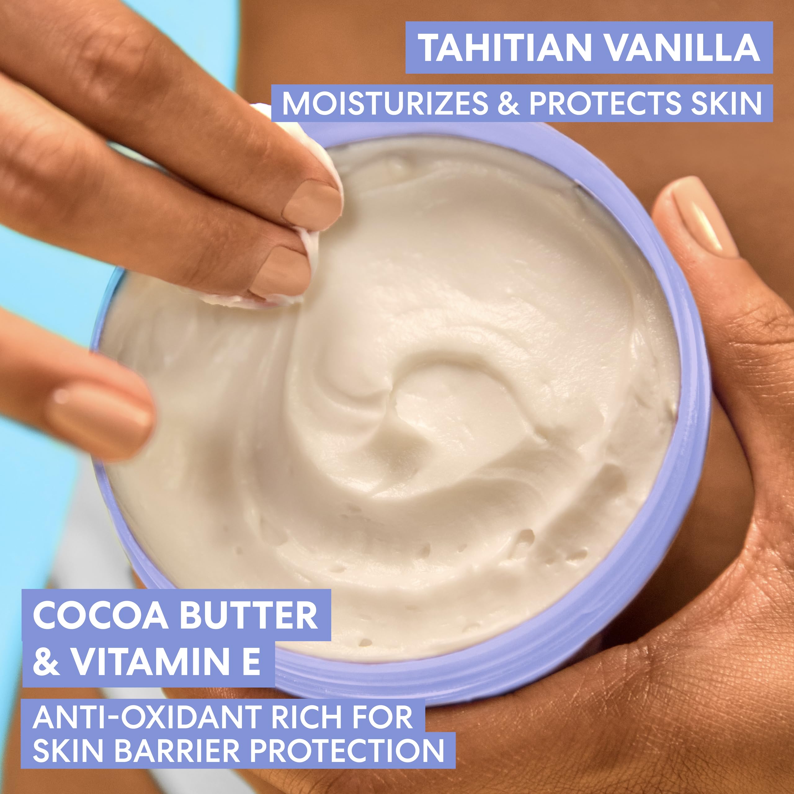 Palmer's vanilla bean and ingredients highlighting sustainable sourcing benefits