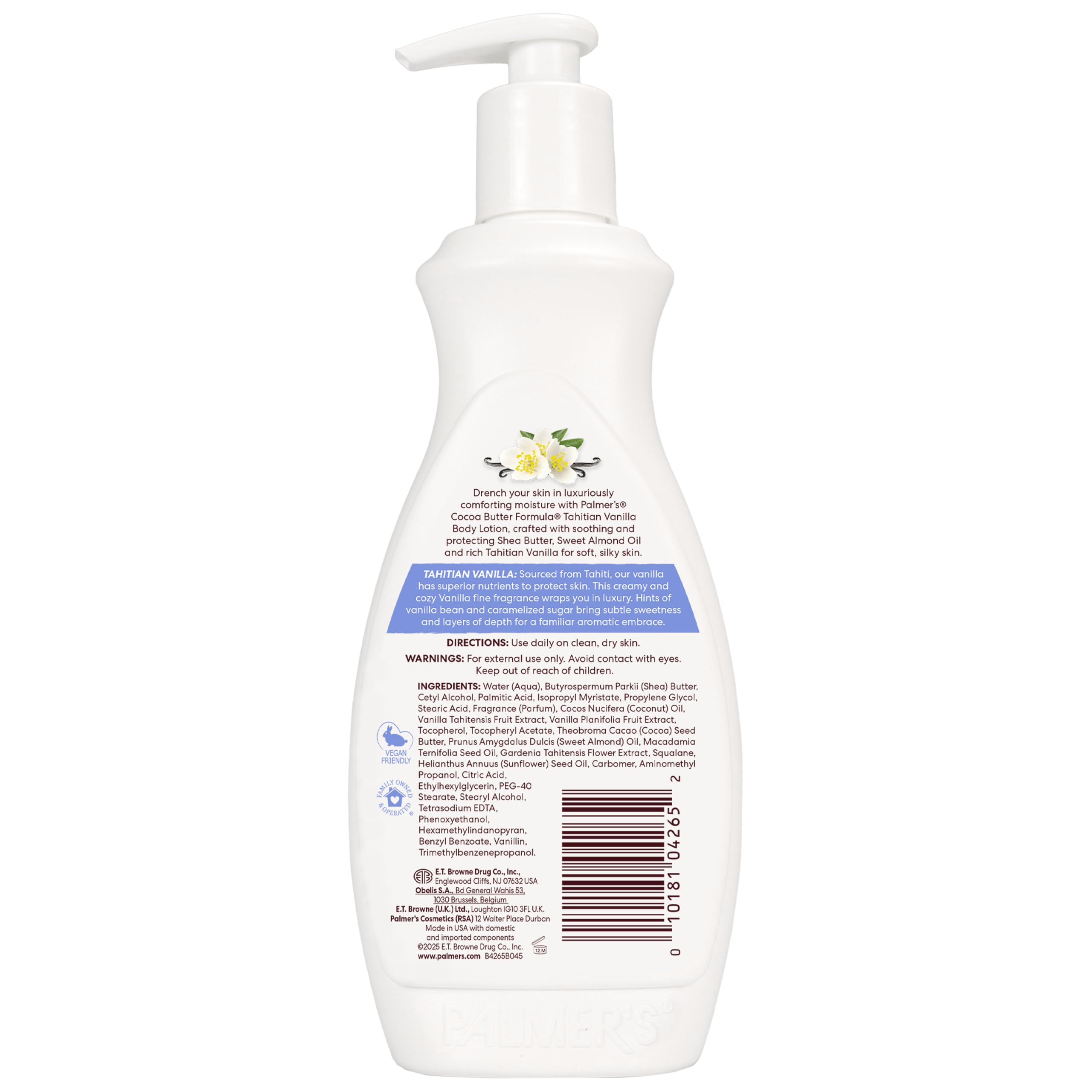 Palmer's bottle on bathroom shelf styled for daily self-care routine