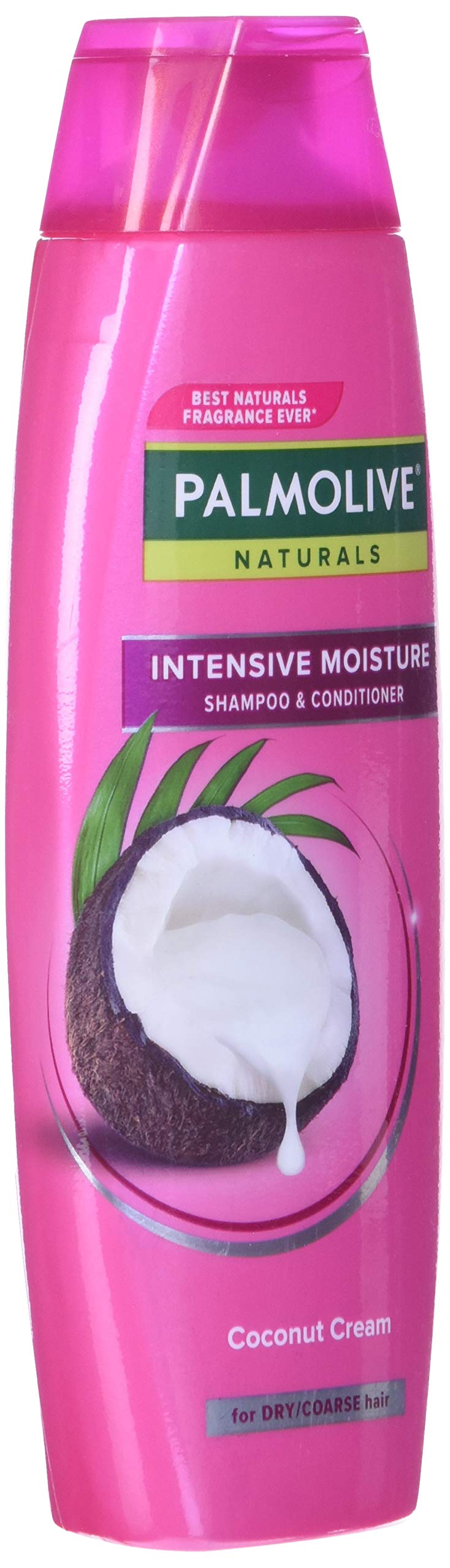 Palmolive Naturals in bathroom use demonstrating softer hair and easy styling