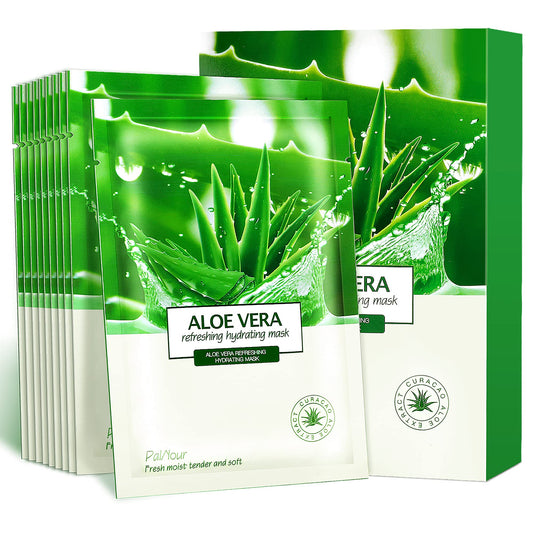 PalNour front packaging showing pack of ten masks and convenience