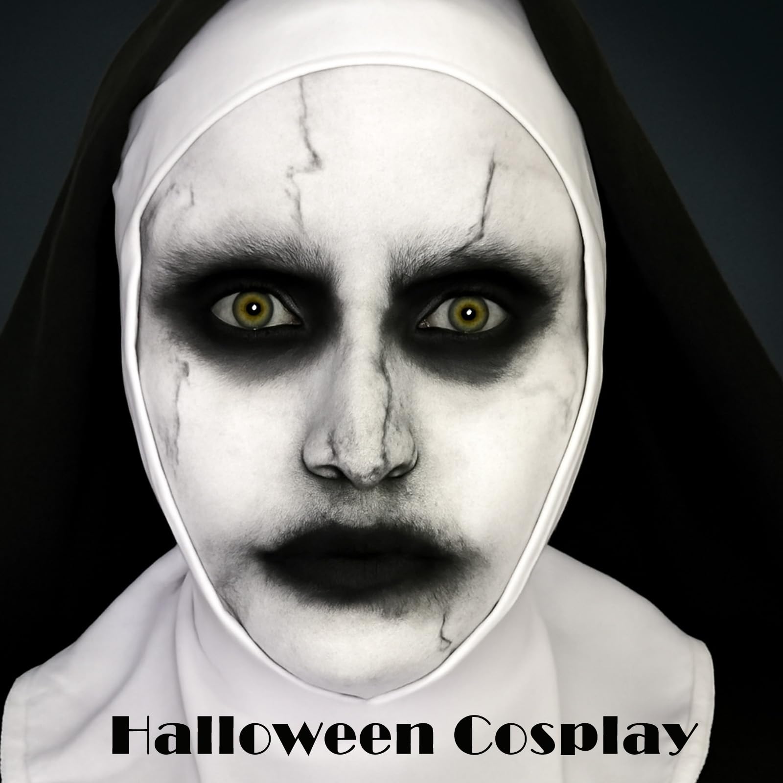 paminify sponge applying white base for skeleton look for fast coverage