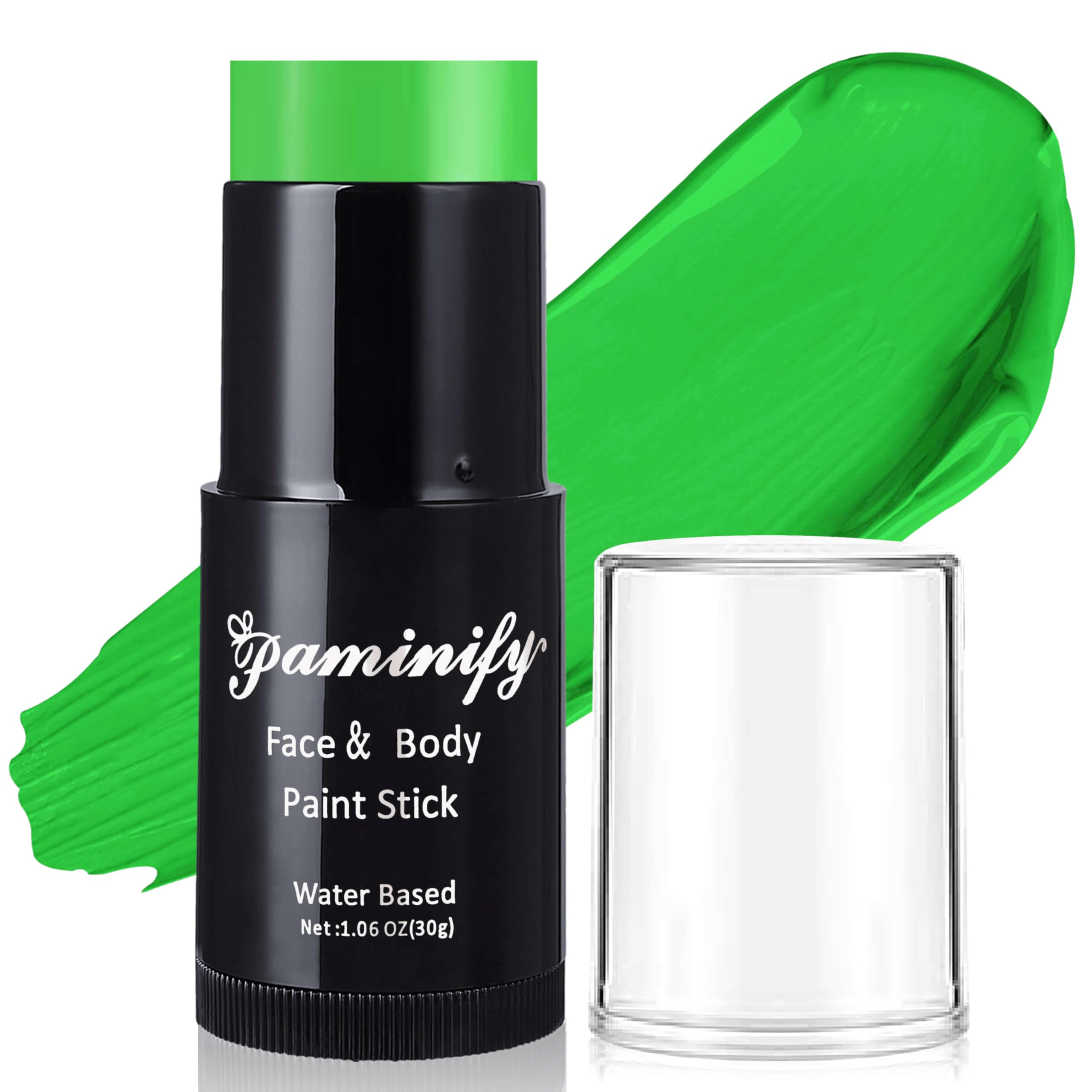 paminify front stick showing lime green color and portable design benefit