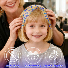 paminify hand swatch showing glitter coverage and color payoff for styling ideas