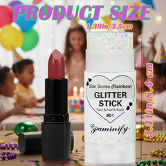 paminify child in costume using glitter stick for safe party sparkle