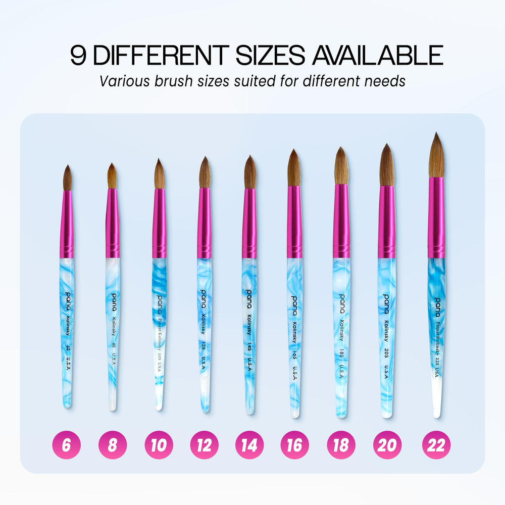 PANA brush beside ruler showing 7.1 inch length and accurate size reference
