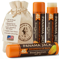 Panama Jack Dreamsicle front packaging showing SPF 45 protection