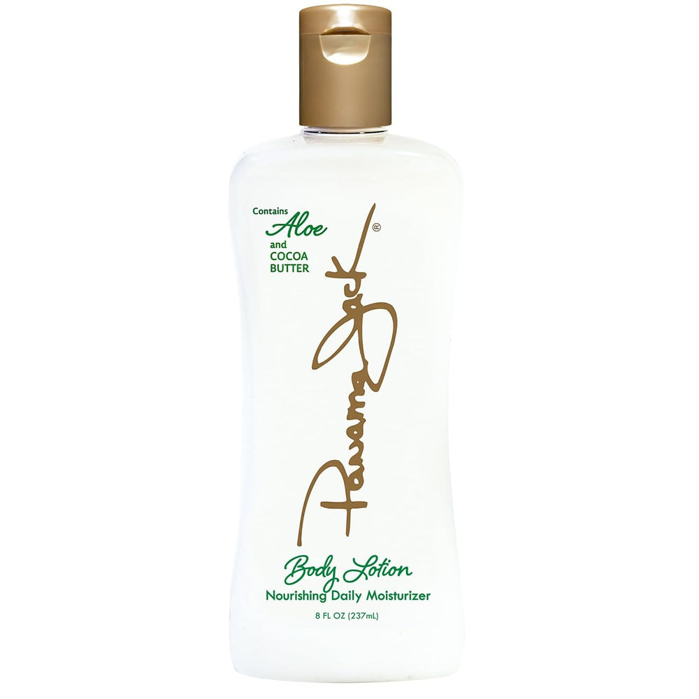 Panama Jack front bottle shot highlighting clean packaging and travel-friendly design