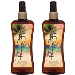 Panama Jack ingredients label close-up showing paraben free and cruelty free benefits