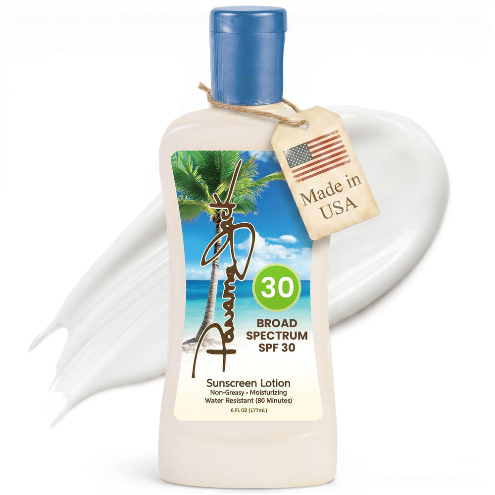 Panama Jack front packaging showing SPF 30 and non greasy benefit