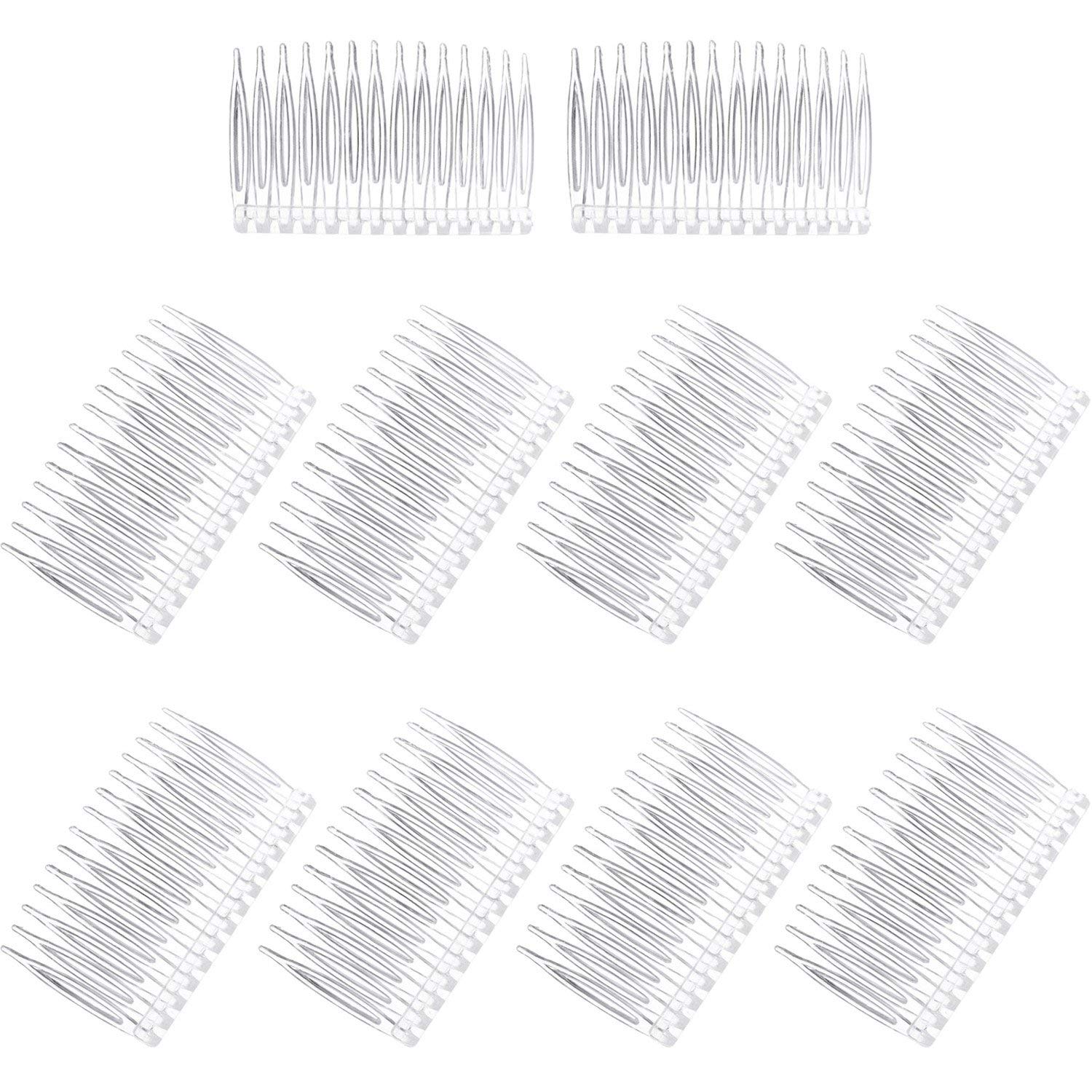 Pangda clear comb front view showing smooth finish and discreet appearance