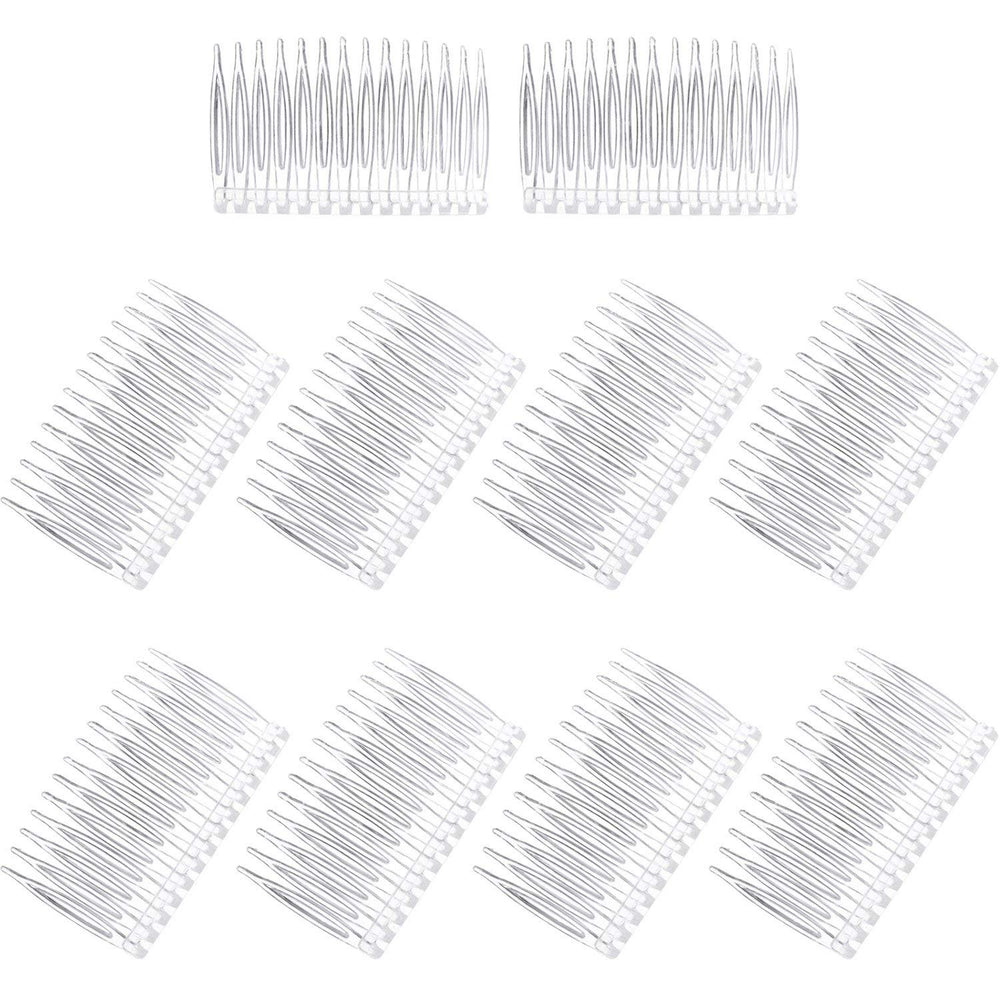 Pangda clear comb front view showing smooth finish and discreet appearance