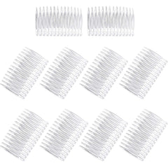 Pangda clear comb front view showing smooth finish and discreet appearance