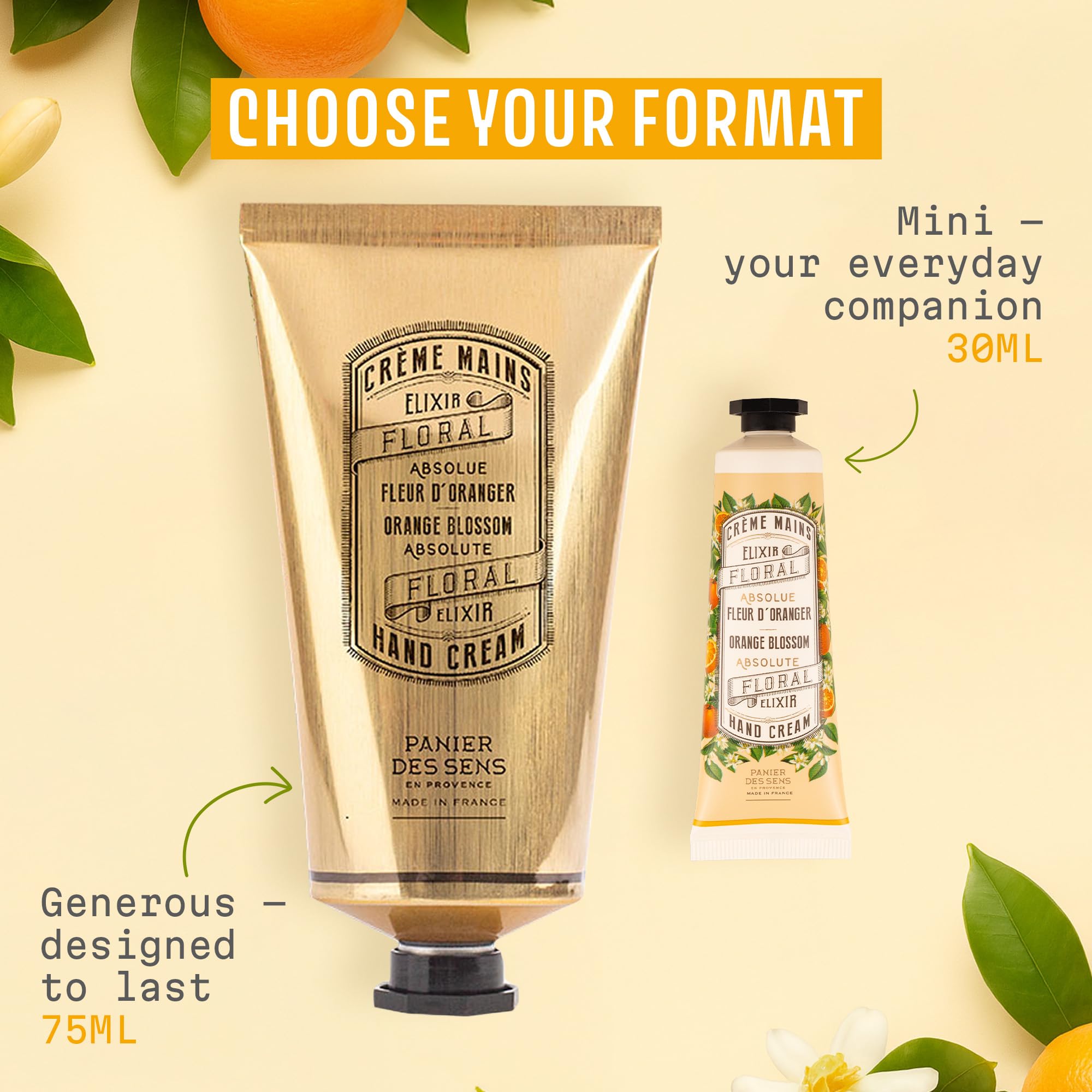 Panier des Sens olive and almond ingredients display for nourishing benefits