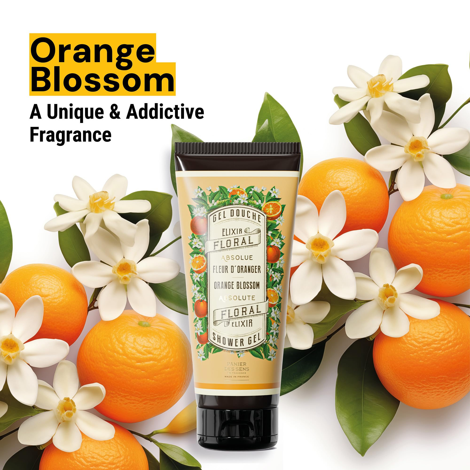 Panier des Sens creamy lather close-up demonstrating gentle cleansing foam