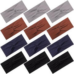 Panleding front packaging showing 12 headbands with clear variety and convenience