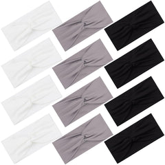 Panleding front packaging showing 12-piece headband set, easy wardrobe matching