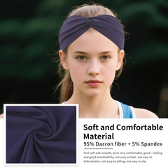 Panleding knotted front styling on mannequin for secure, fashionable hold