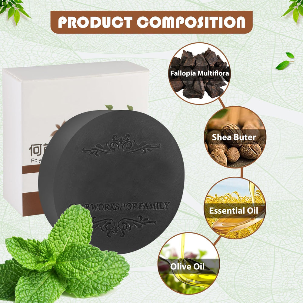 Panmall shampoo bar close-up texture highlighting creamy lather