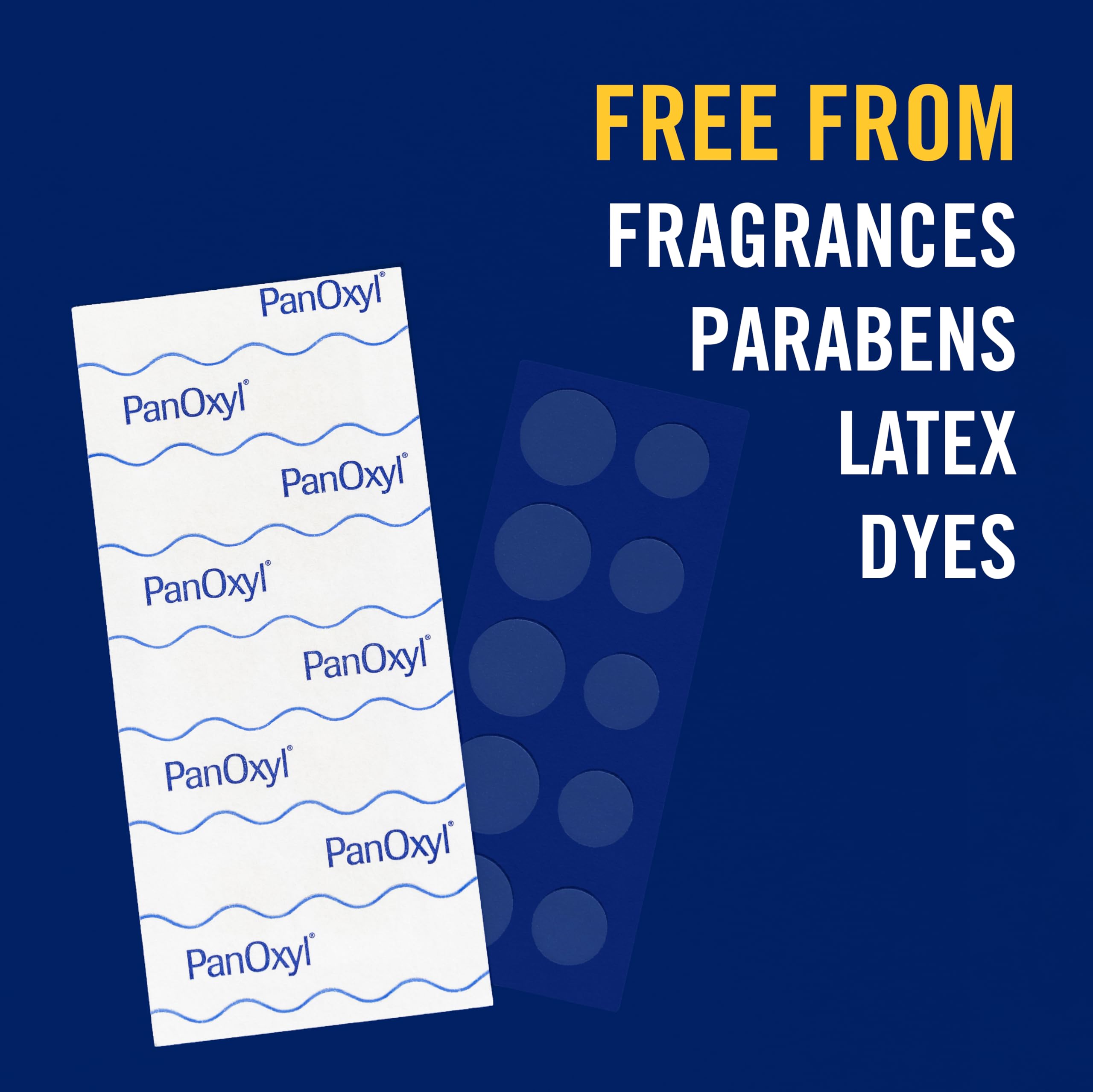 PanOxyl application step with cleanser showing better adhesion on clean skin