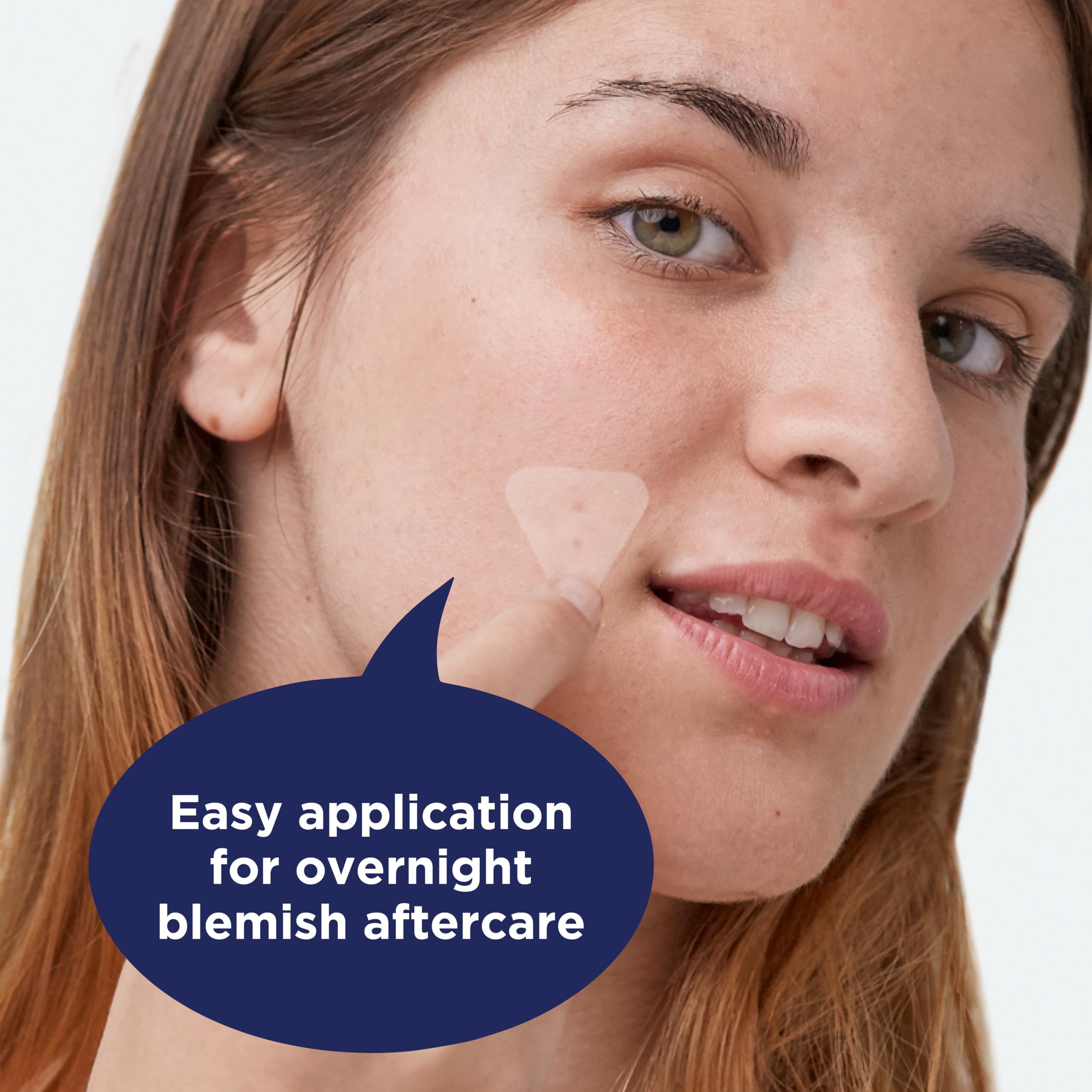 PanOxyl open sheet with multiple clear patches for broad coverage
