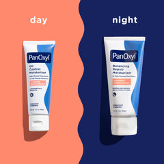 PanOxyl next to a ruler to show 3 oz size and travel-friendly scale