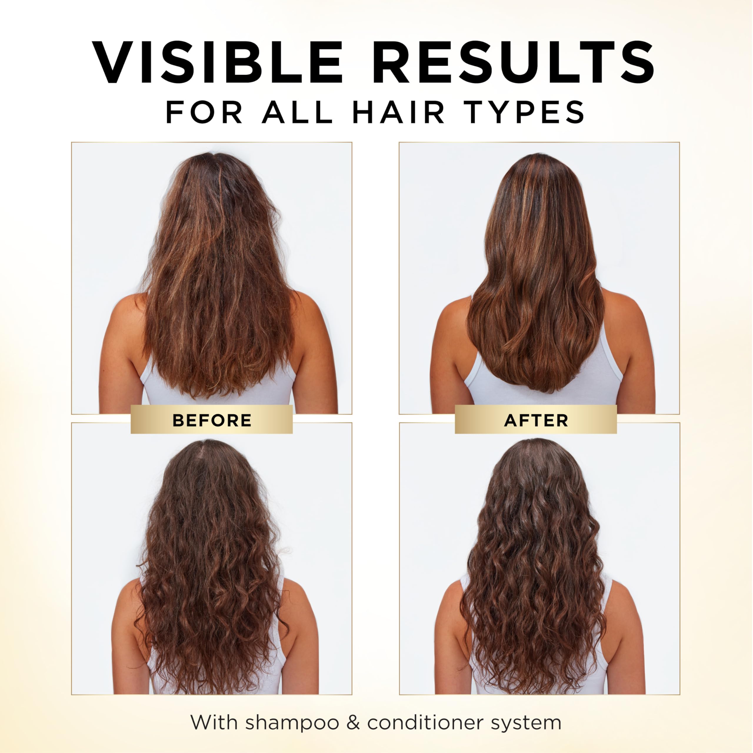 Pantene conditioner in use on wet hair showing detangling and softness