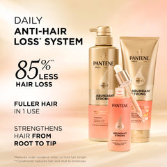 Pantene ingredient close-up of B5 Complex and niacinamide highlighting scalp nourishment benefit