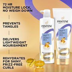 Pantene back label with ingredients and one‑minute directions for ease