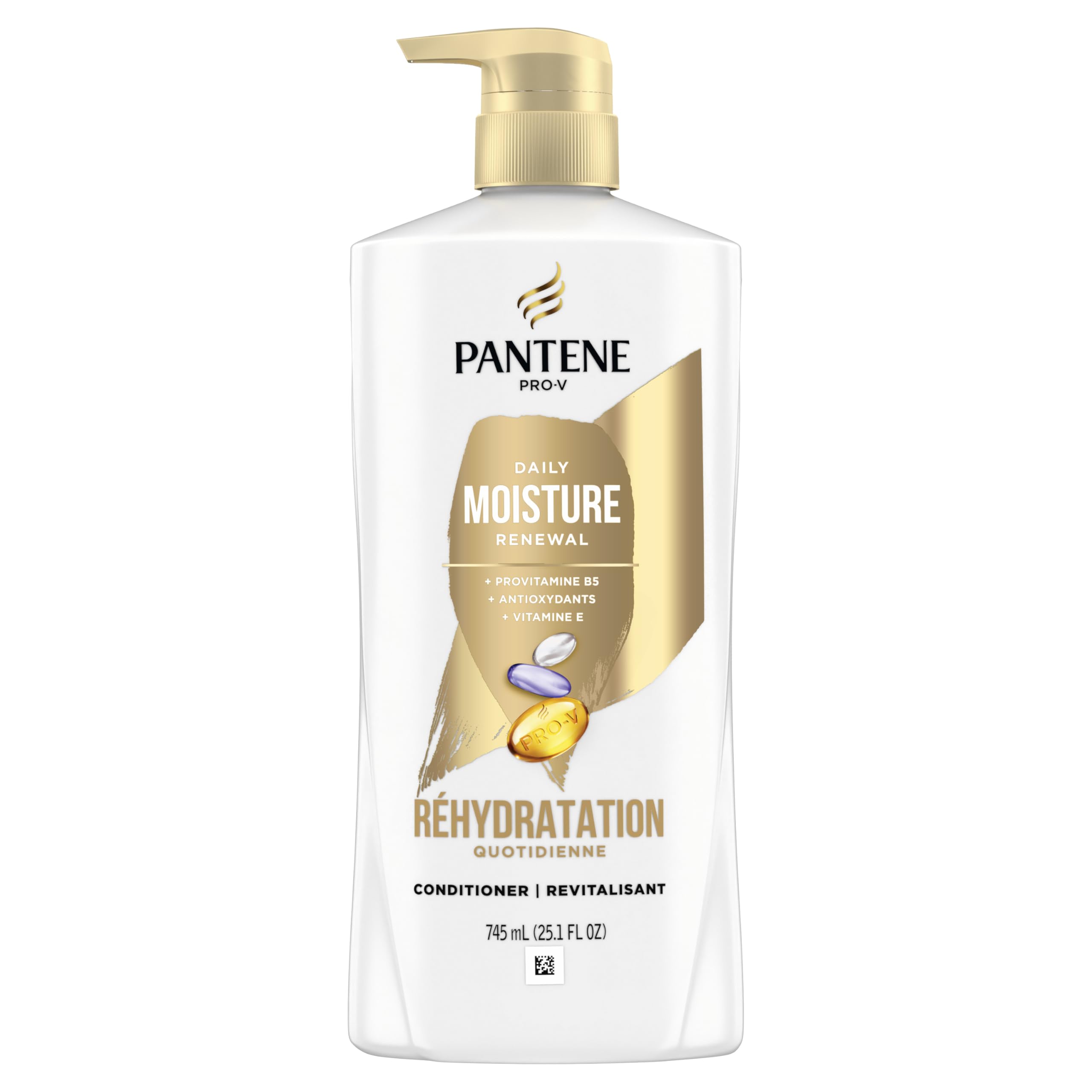 Pantene before and after hair softness comparison showing visible hydration