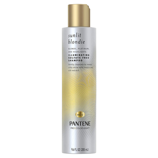 Pantene Blondie Shampoo front bottle showing label and hydrating benefit