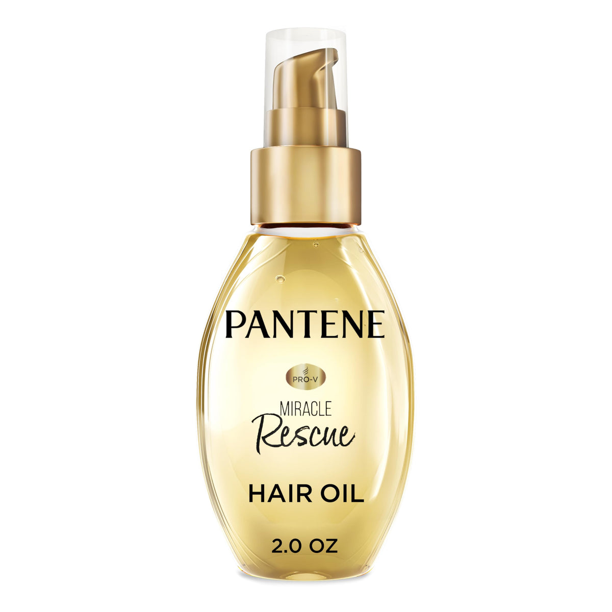 Pantene bottle front packaging showing product and benefits for quick identification