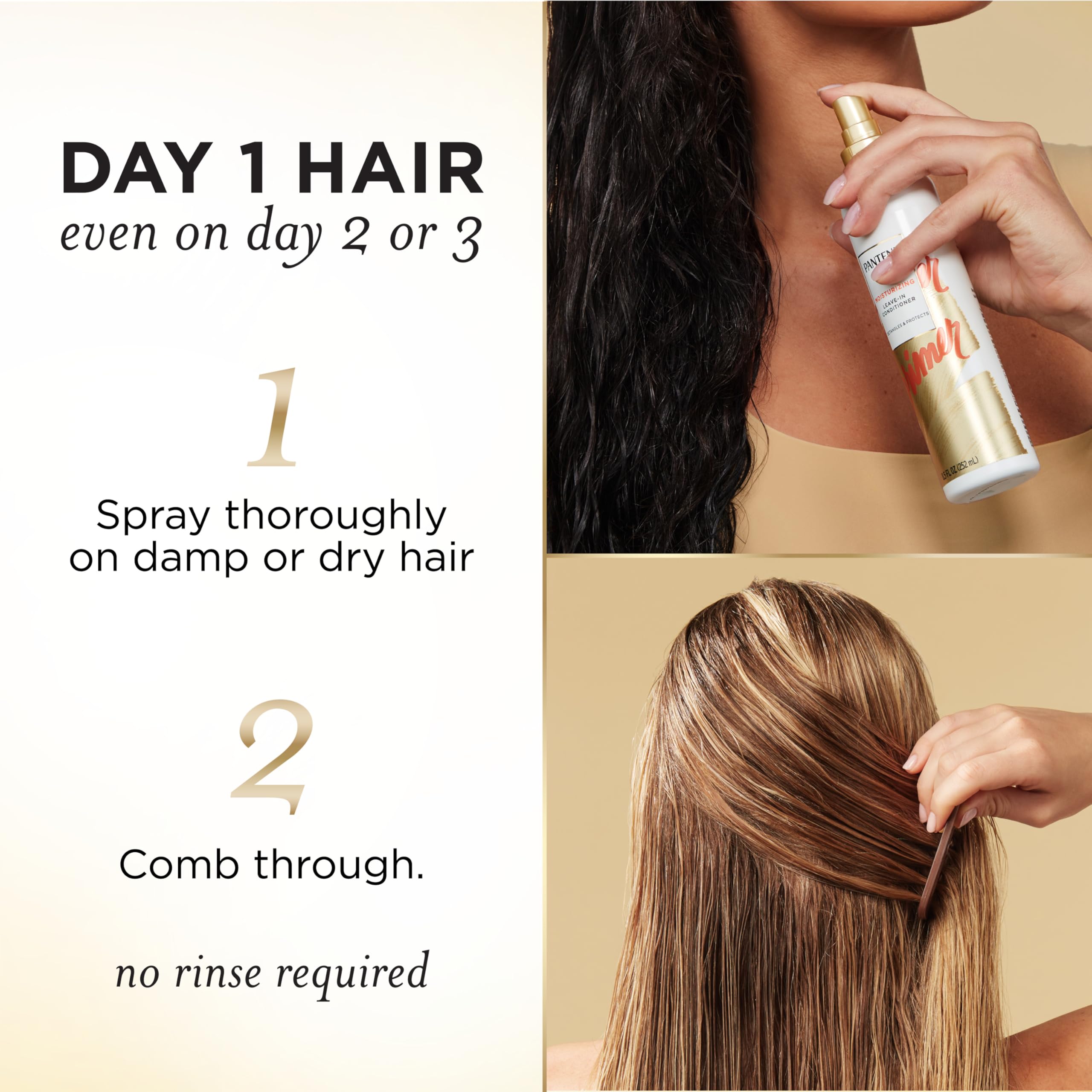 Pantene bottle label and ingredients for transparency and informed choice