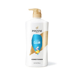 Pantene before and after on color‑treated hair showing improved softness and color care