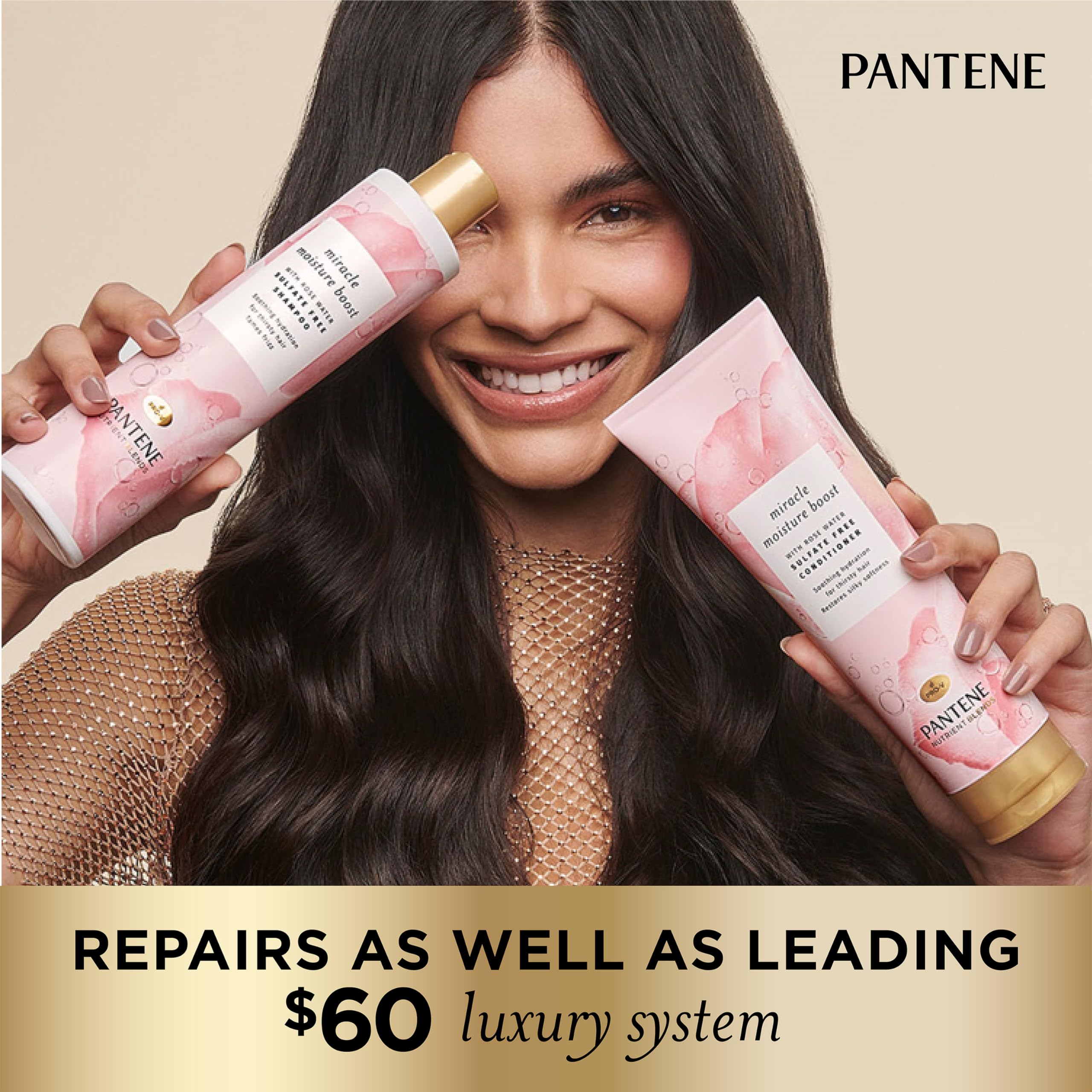 Pantene cream close-up texture highlighting smooth moisturizing formula