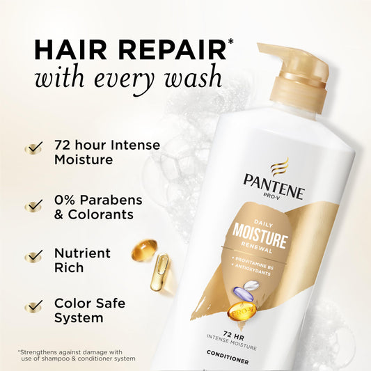 Pantene open cap revealing creamy conditioner texture for easy application