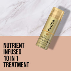 Pantene crème texture close-up demonstrating silky spreadability and lightweight feel