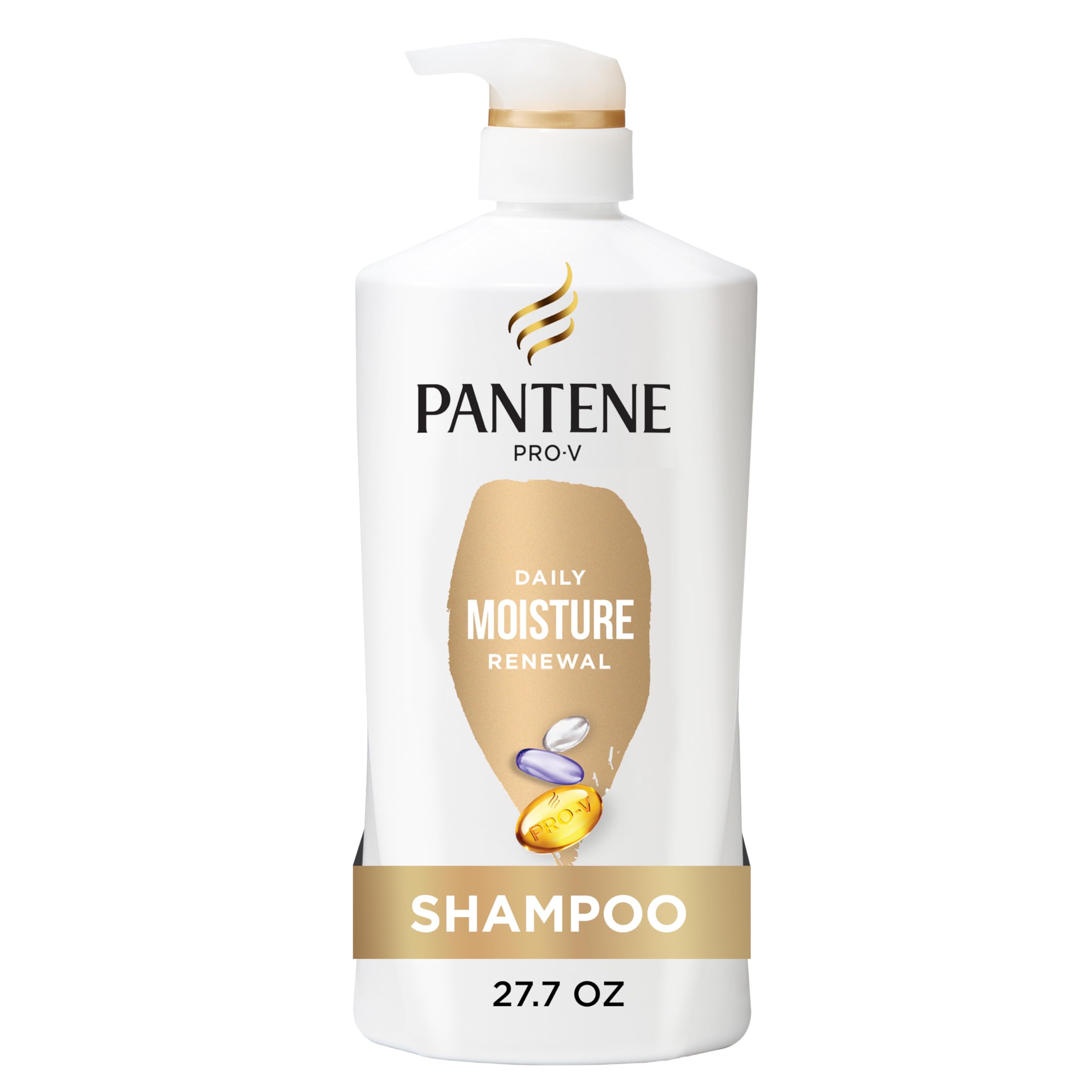 Pantene front bottle showing product name and hydration benefit