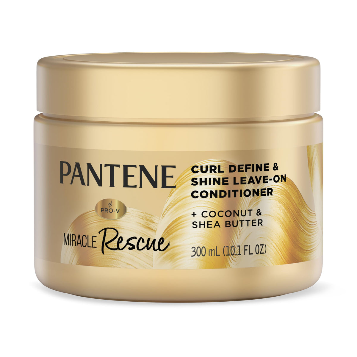 Pantene front bottle showing Miracle Rescue label and clear product benefits